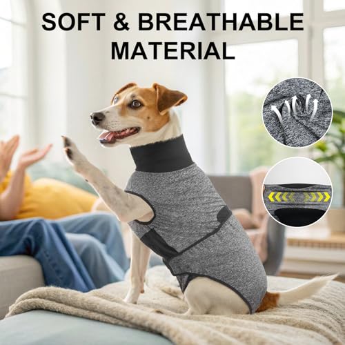 Image of BEAUTYZOO Dog Surgery Recovery Suit, Female Spay, Male Neuter, Anti Licking