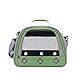 SOLAPOLLO Tragetasche für Papageien, atmungsaktiv, für Hamster, Reisetasche, Outdoor, Kaninchen, Igel, Vogel, tragbare Handtasche (grün)
