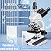 Trinocular Microscope 40X-5000X Magnification Microscope for Adults, Laboratory Grade with Dual Mechanical Stage and HD USB Camera