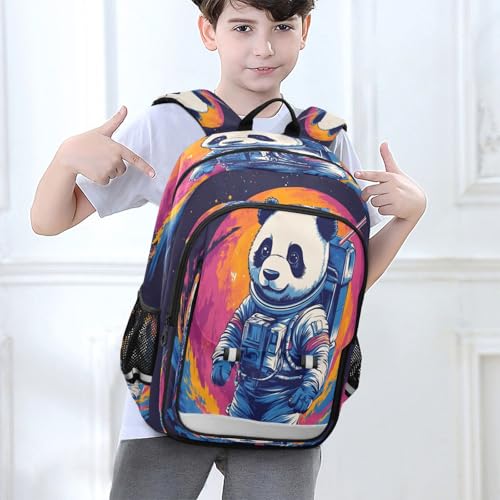 Sac à dos ordinateur panda astronaute pour voyage quotidien