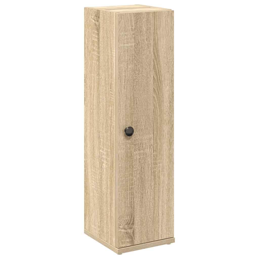 vidaXL Mueble de baño con portarrollos Roble Sonoma 20,5x22x72 cm