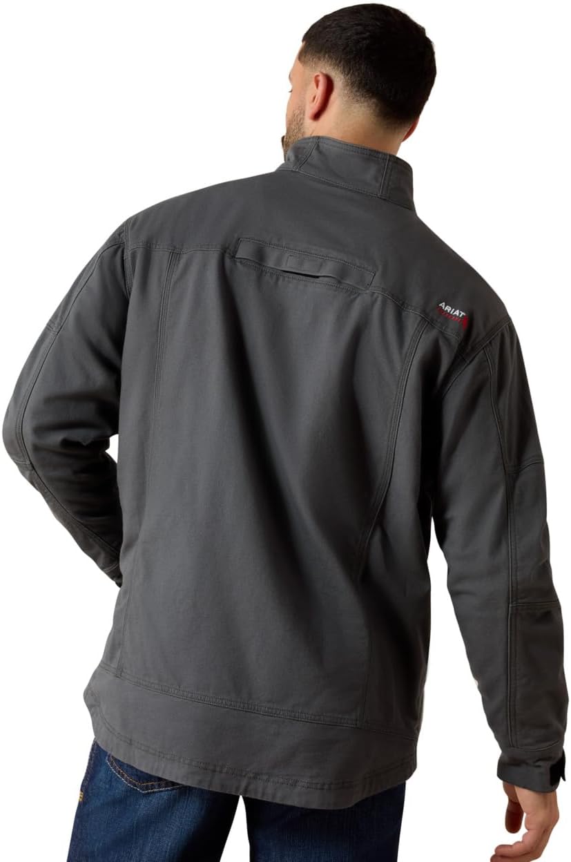 ARIAT mens Fr Duralight Stretch Canvas Field Jacket - Image 2