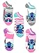 Lilo & Stitch Womens Multi Pack Socks (9-11 Womens (Shoe: 4-10), Pink/Multi)
