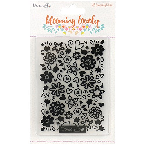 Trimcraft DCEMB006 Dovecraft A6 Embossing Folder-Blooming Lovely
