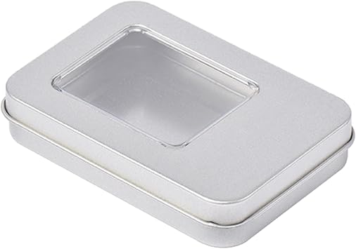 Metal Gaming Card Box Playing Card Container Storage for Case Packing Box Playing Cards Box Empty Candy Storage