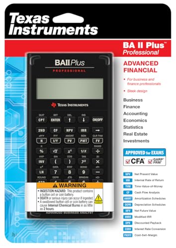 BA II Plus Professional Financial Calculator Texas Instruments | Advanced financial calculator; Powerful computation functions - image 8