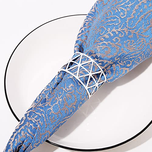 Yayatty Metallo Anelli di Tovagliolo, 16 Pz