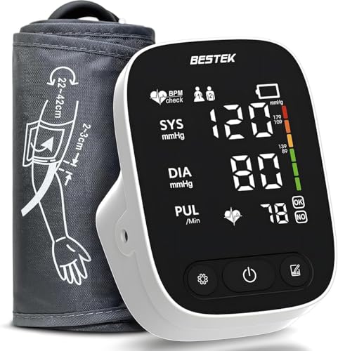 BESTEK Blood Pressure Monitor Automatic Upper Arm BP Cuff (9 -17 Adjustable) 15 + Free Shipping w/ Prime + 40% Off Code 4G5BXEJV - image 1