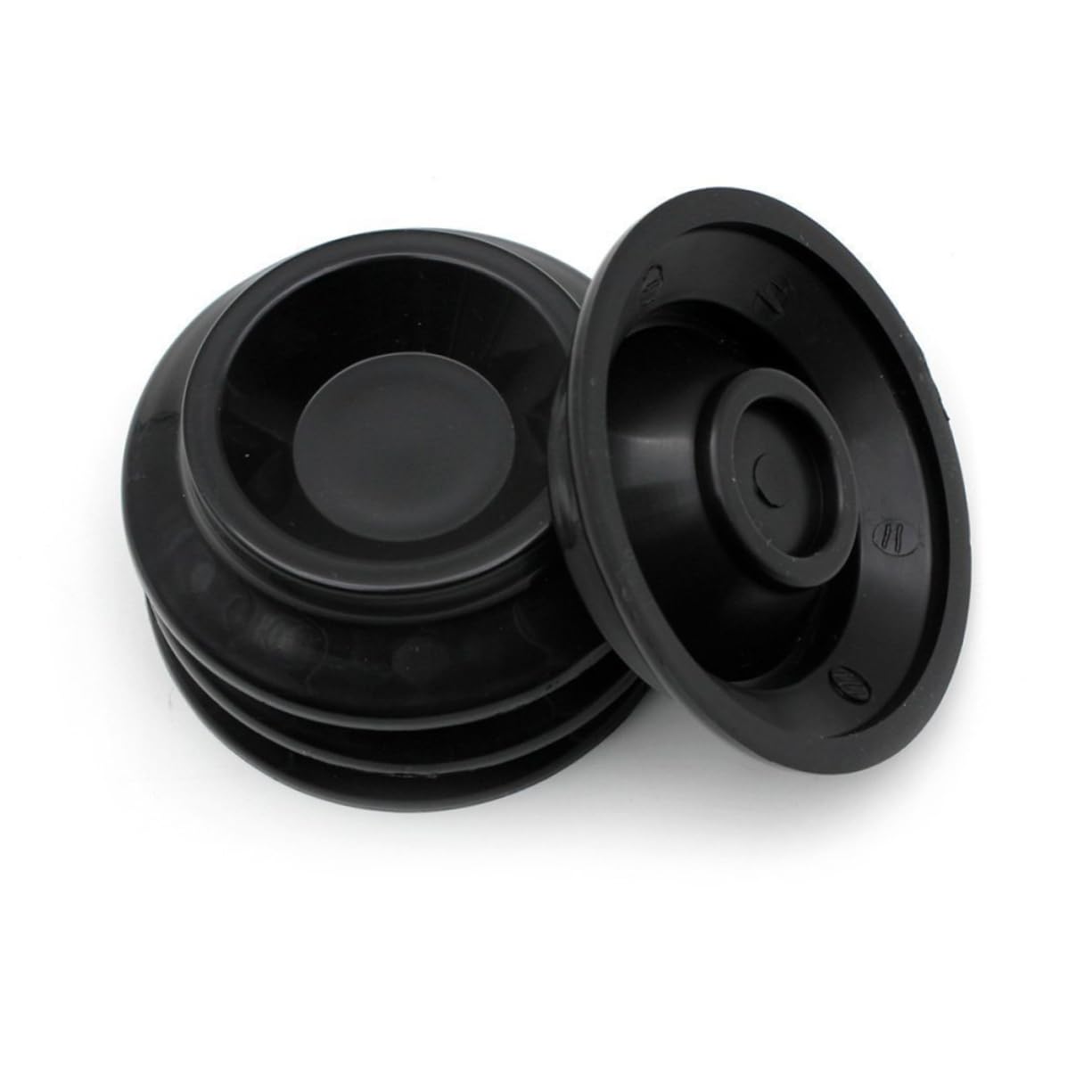 QUMIIRITY Piano Mats Floor Protectors 4pcs Caster Cups Gripper Set for Upright Piano 87mm Diameter Abs