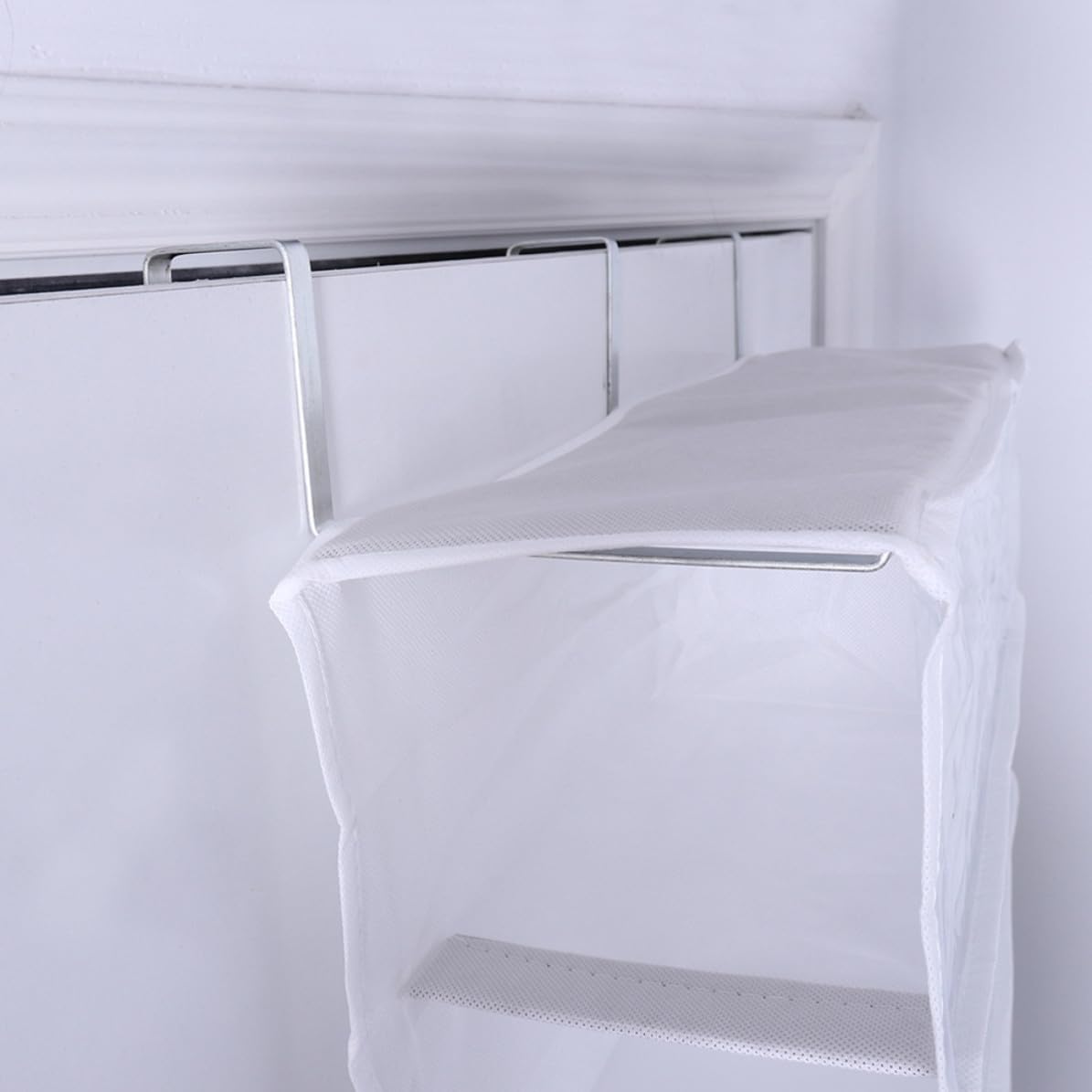 Organizador de Zapatos para Colgar Puerta 26 Bolsillos, 2 Piezas, Material Pvc y Tela No Tejida, Ahorro de Espacio Adecuado para Dormitorio