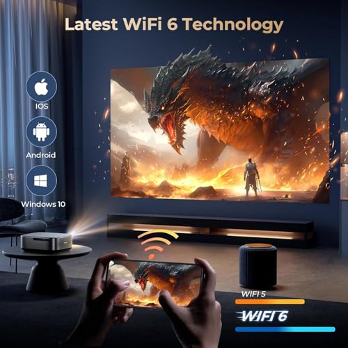 Image of TOPTRO Legend Mini Pro Projector 4K Ultra HD, 26000 Lumens (Elite Pro)