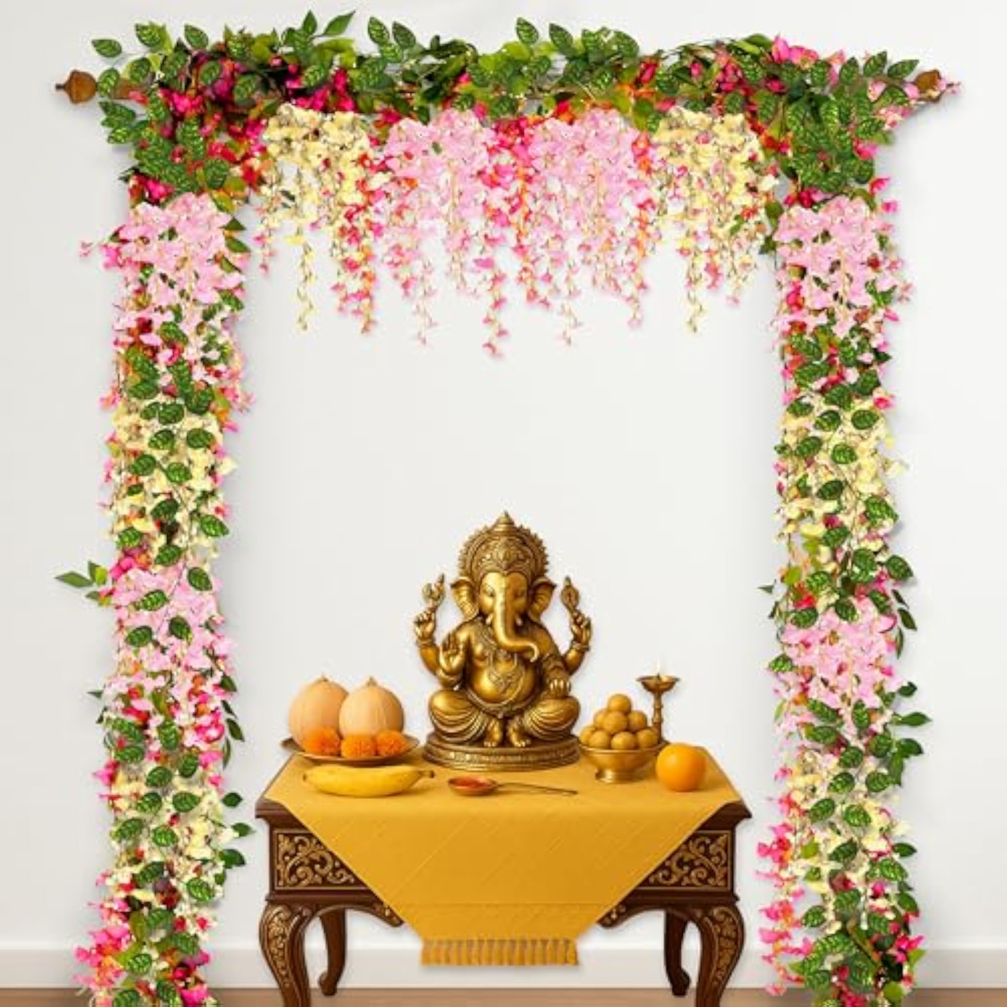 Artificial Wisteria Hangings for Diwali Decoration