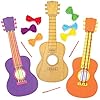 Baker Ross AT812 Gitaar Naaien Kits voor Beginners – Pack van 3, Houten Gitaar Craft Kits voor Kinderen Kunst en…