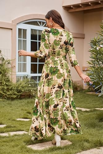 Image of Casual Summer Dresses for Women 2026 Maxi Dress Flowy Bohemian Beach Party