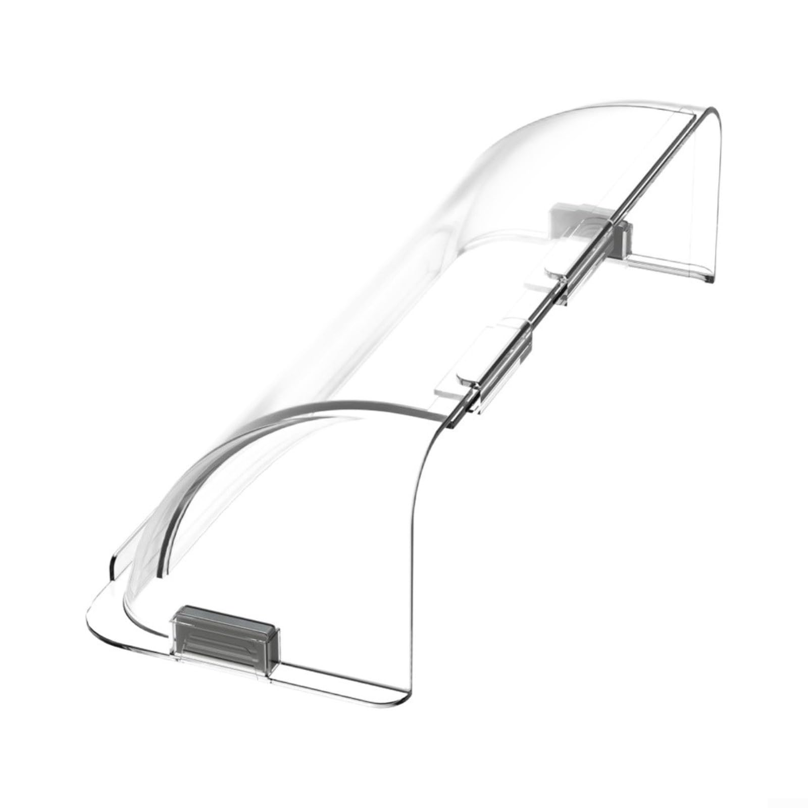 Lot de 6 déflecteurs d'air magnétiques pour chauffage résidentiel et aérations de climatisation en polycarbonate transparent ou vague - Réglable de 22,9 à 38,1 cm - Convient au sol, au mur