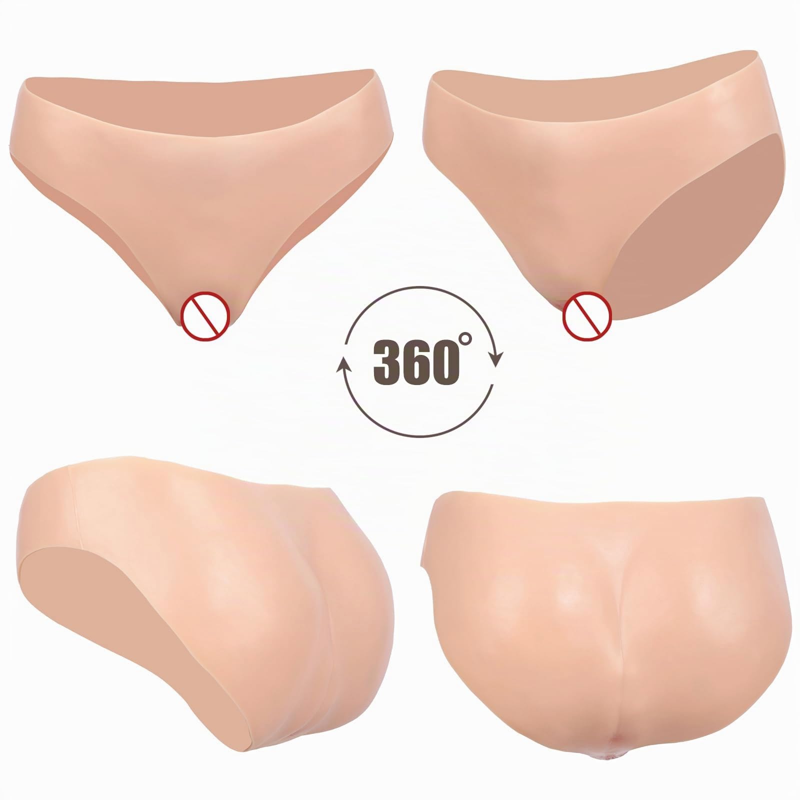Culotte de gaffe en Silicone pour transgenre travesti Culotte vaginale réaliste Qui Cache Le caleçon de gaffe