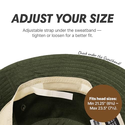 Image of Hot Summer Bucket Hat Trendy Cotton Sun Cap for Beach Golf Fishing | Breathable cotton, fun outdoor vacation style, packable boonie design for men and women