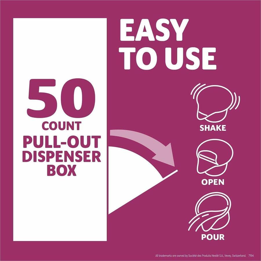 Nestle Coffee Mate Coffee Creamer Salted Caramel Chocolate Liquid Creamer Singles Box of 50 Singles — view 2