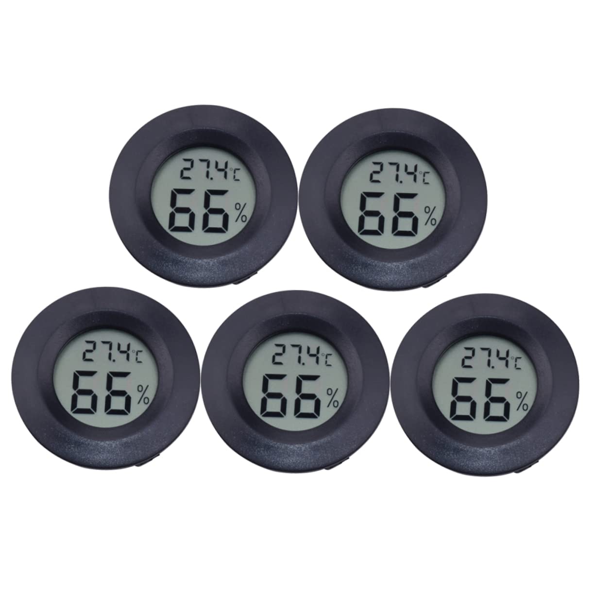 POPETPOP 15piezas Higrómetro Digital De y Para Reptiles Medidor De y Portátil Para Tiendas De y Negro