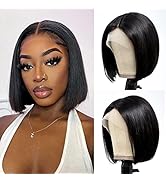 Cerisun Bob Wig Human Hair , T part lace wig human hair 13*4*1 Straight bob wigs for black women ...