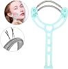 Facial Hair Remover, Effective Epilator Portable Face Lips Hair Removal Plastic Spring Device Beauty Tool for Women & Men Hair Removal Spring Threading Epilator Face Facial Hair Removal Stick Green