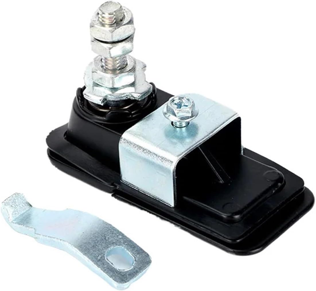 MS726 Adjustable Grip Compression Latch with Key Handle Cylinder Panel Lock 1Pcs(MS726-1A Black)