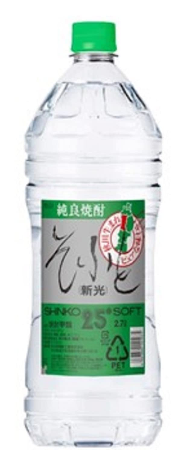 秋田県醗酵 そふと新光 ペット [ 焼酎 25度 秋田県 2700ml ]