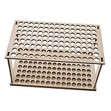 WEKAMOS Holz Pinselhalter Organizer mit Großer Kapazität für Malerbedarf Stabiler Abnehmbarer Holzständer zur Aufbewahrung von Pinseln Markern und Künstlerutensilien Elegantes Design für