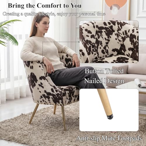 Sillón Moderno Tapizado Lino Blanco miniatura 6