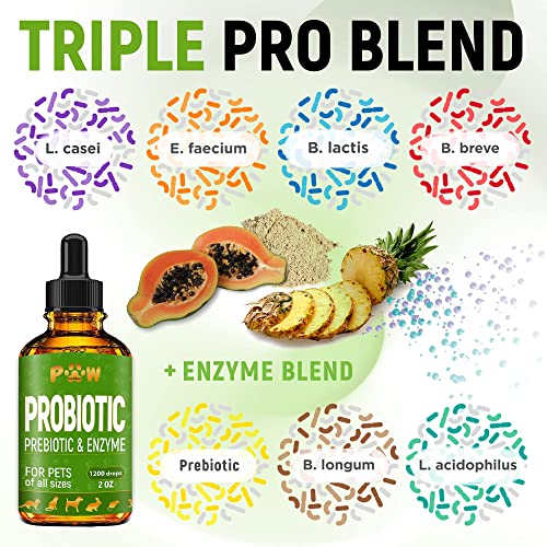 Probiotic For Dogs With Natural Digestive Enzymes. A Prebiotics + Digestive Enzyme Product For Dogs + Pumpkin. 120 Servings. Diarrhea & Upset Stomach Relief + Gas, Constipation, And Allergy Relief. #TOP2
