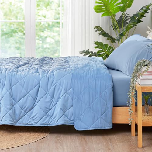 Cozy Bliss Cooling Blanket for Hot Sleepers Queen Size - image 5
