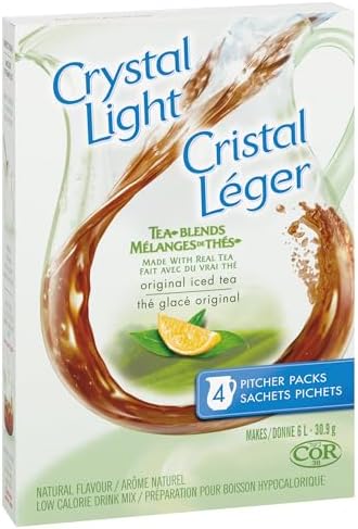 Crystal Light Iced Tea Powdered Drink Mix Pitcher Packs - 3