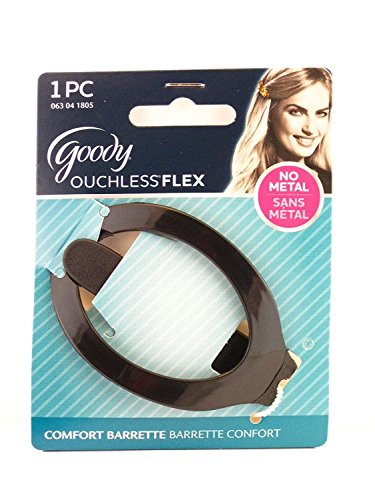 Goody Ouchless Comfort Flex Updo Hair Barrette (Black)