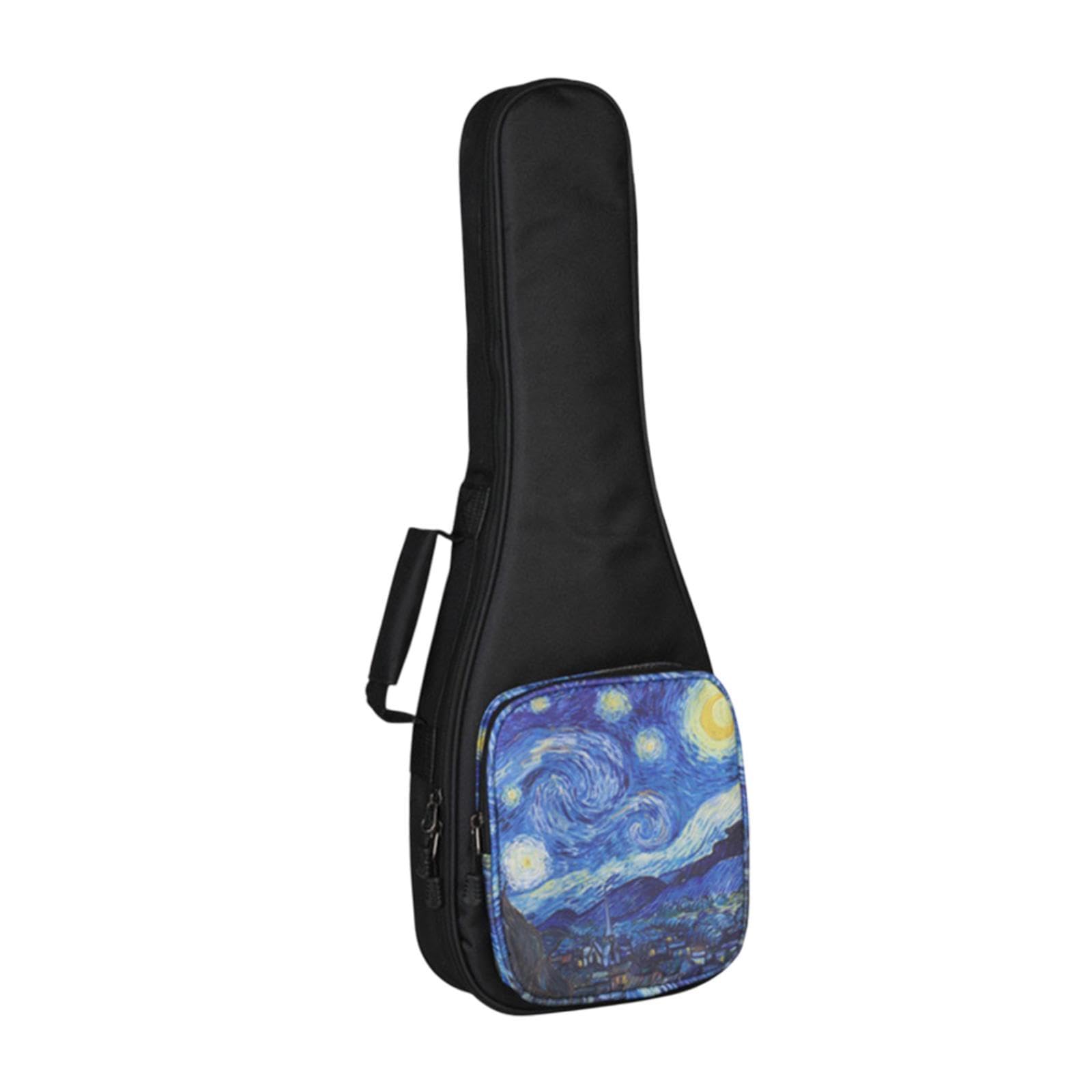 Custodia protettiva impermeabile per ukulele, 53,3 cm, colore nero, Set da 2 (nero 53,3 cm), 53,34 cm