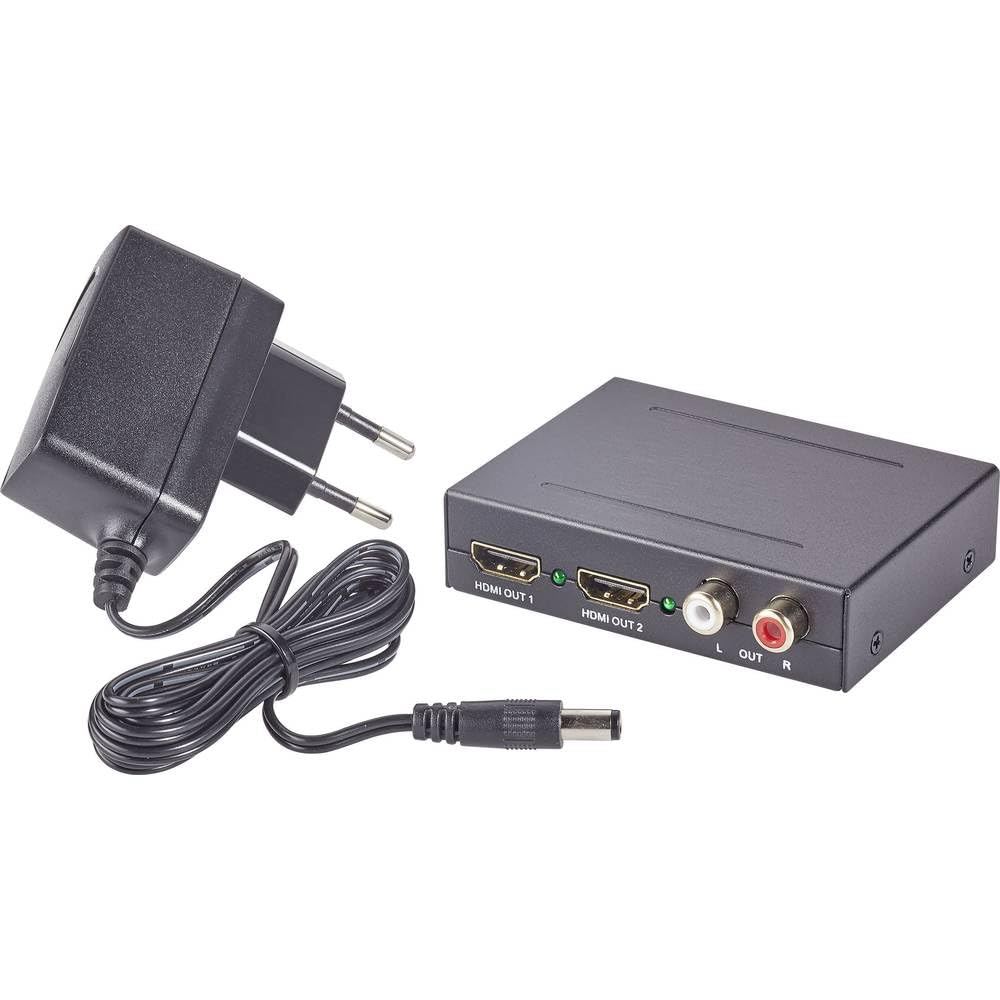 SPEAKA PROFESSIONAL 2 puertos de audio Extractor [HDMI, Cinch-RCA, Toslink] 1920 x 1080 Pixel SP-AE-HDCT-2P