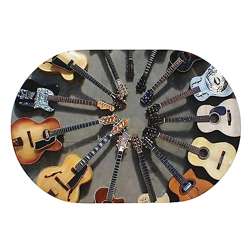 Tapis de bain diatomée guitare pour un sol sec - 8
