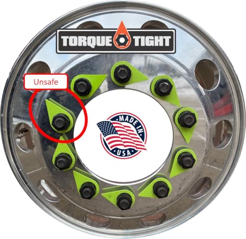 Image of 33mm Loose Lug Nut Indicators - 10pc Pack - Made in USA (Orange, Wholesale)