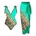 vokkrv Costume da Bagno Donna Due Pezzi Costume Intero Vintage Elegante Spiaggia...