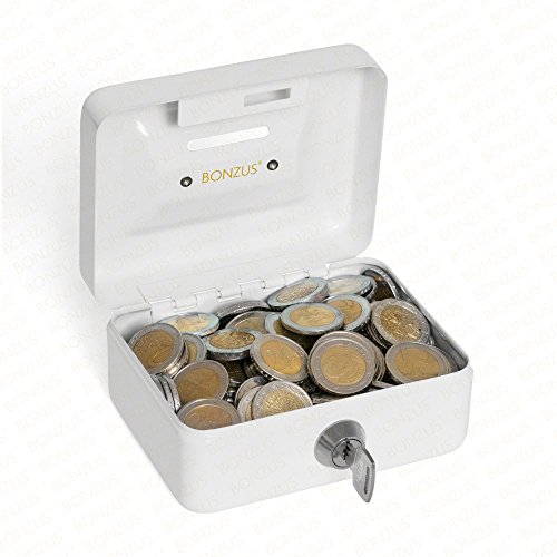 Minicaja para el dinero, minihucha BZ-17 de Bonzus® con ranura para las monedas