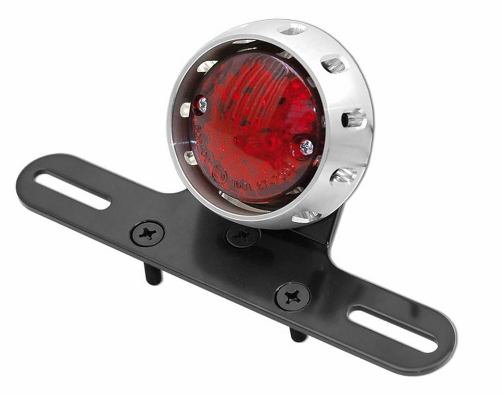 Éclairage d'avertissement arrière LED Individuel + Plaque d'immatriculation.