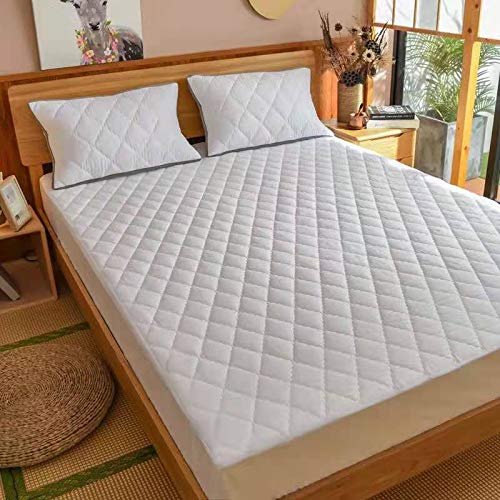 Spannbetttücher Bettmatratzenbezug Deep Elasticity Fitted Sheets Doppel- / Einzelschutz All-Inclusive Bedsure Verdicken Sie den Matratzenbezug und spielen Sie eine wasserdichte, anti-milde, antibakter Cover