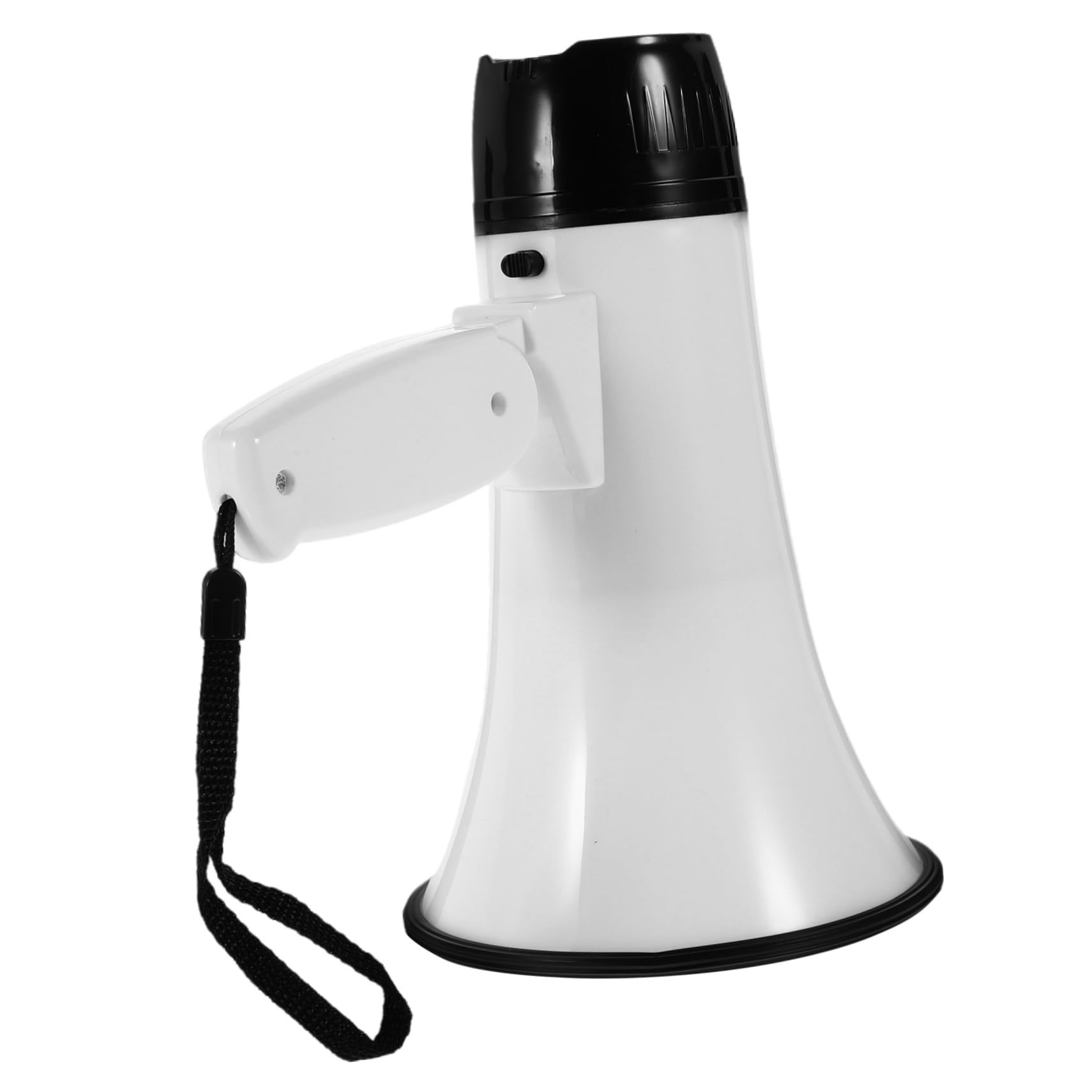 WOONEKY Megáfono de Portátil Azul con Micrófono Grabador y Alarma Amplificador de Voz Plegable para Guías Turísticos y