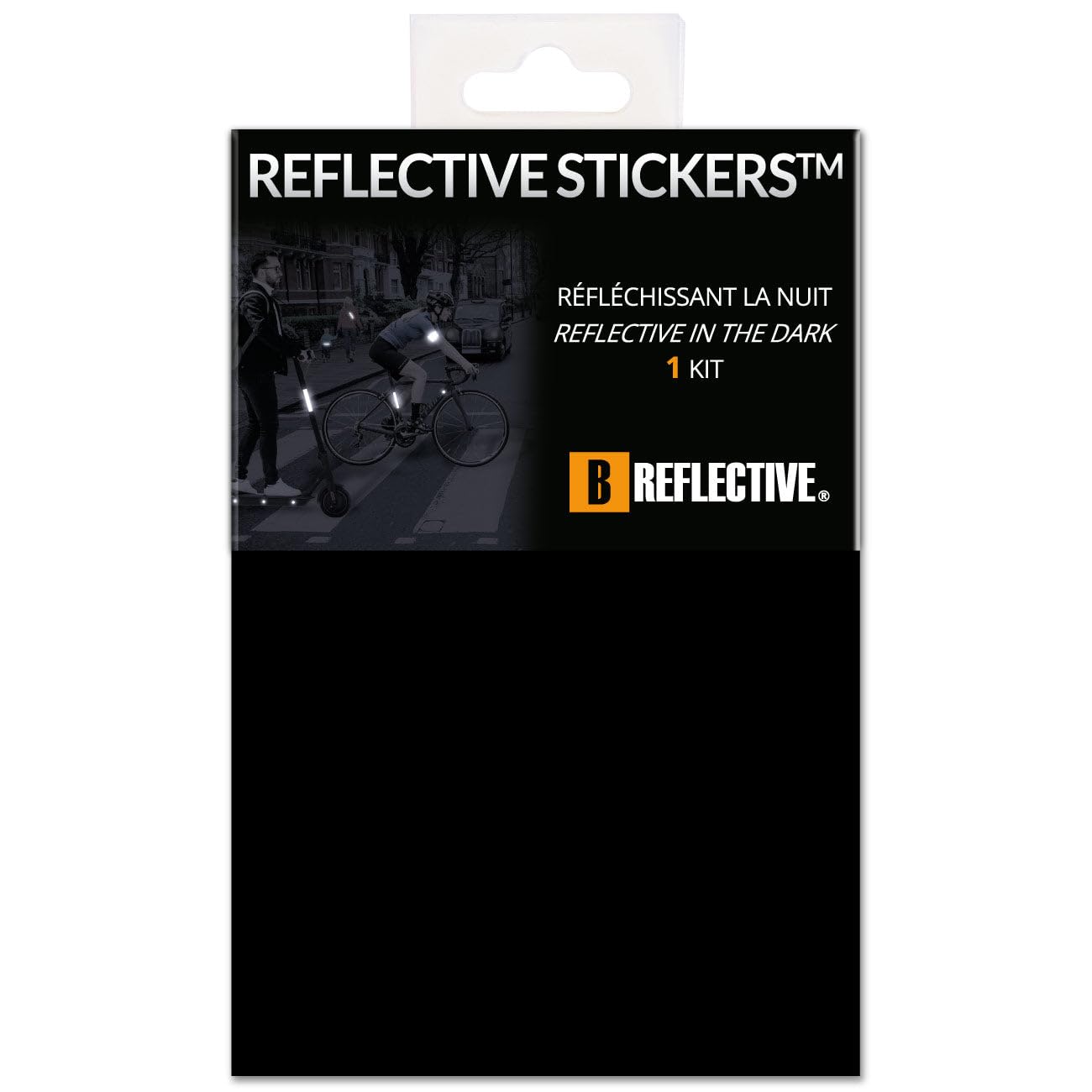 B REFLECTIVEReflective Sticker Sheet for Bike, Motorcycle, Scooter, Helmets, Stroller/Multi-use - DIY Adhesive Board - 3M Technology - High Visibility - Discreet - Optimised Adhesion