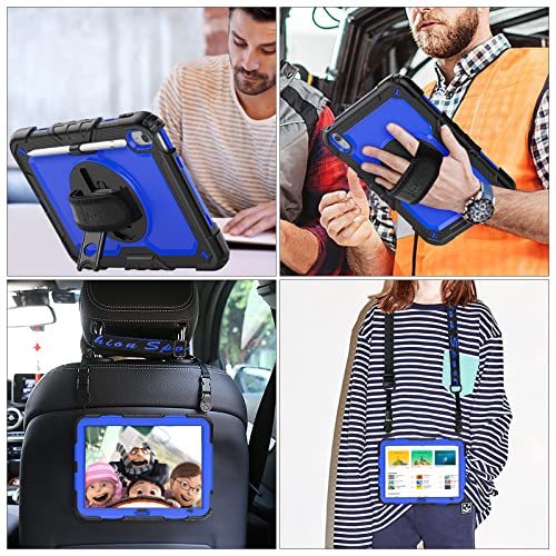 SEYMAC stock Case for iPad A16 11th/10th Generation (11/10.9 Inch) 2025/2022, Heavy Duty Shockproof with Screen Protector - Image 4
