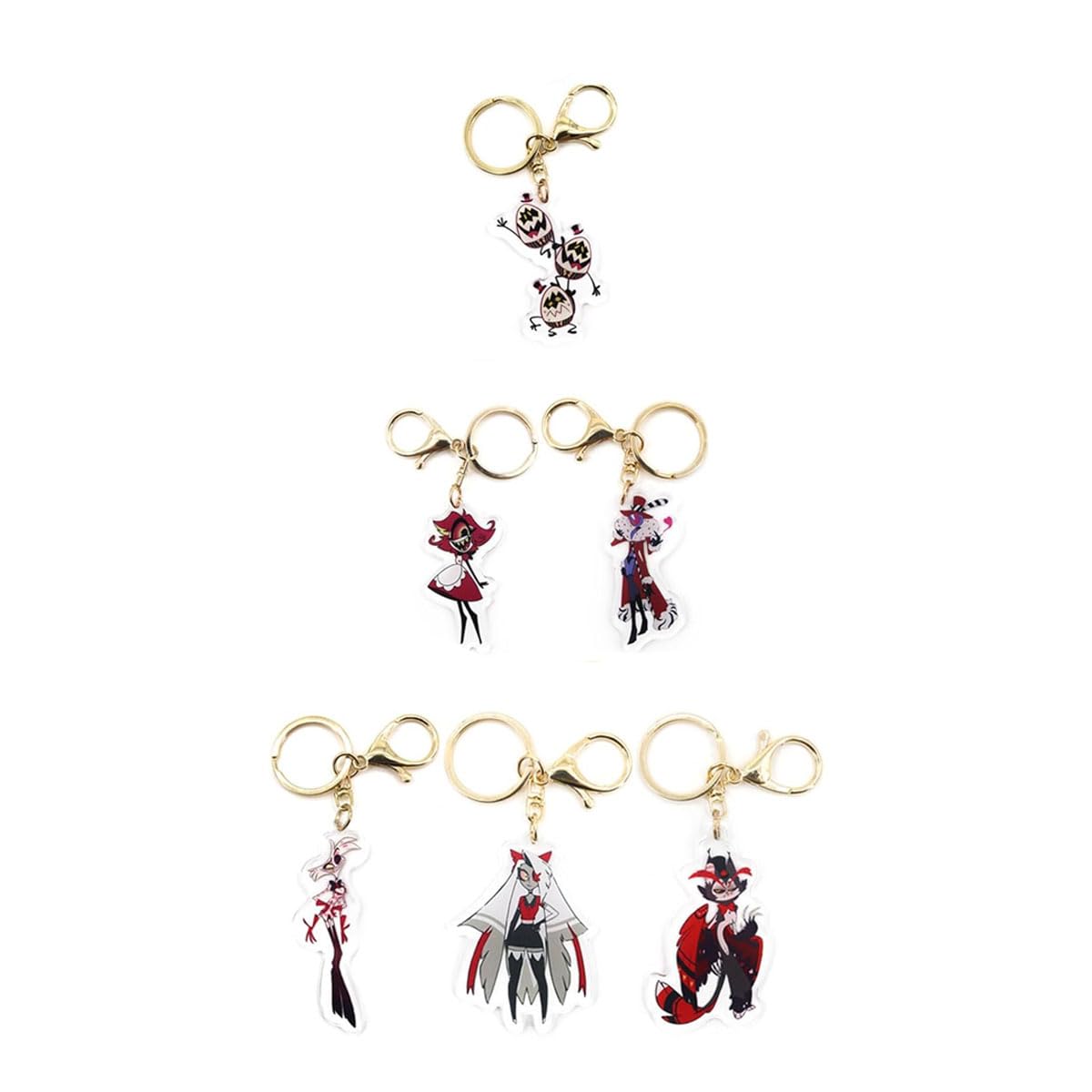 Amazon.co.jp: ハズビン ホテル キーホルダー 6個セットヴァぎー