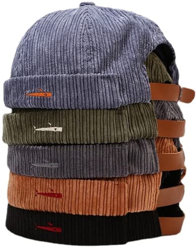 Bonnet sans bord faringoto chapeau de pecheur retro docker homme