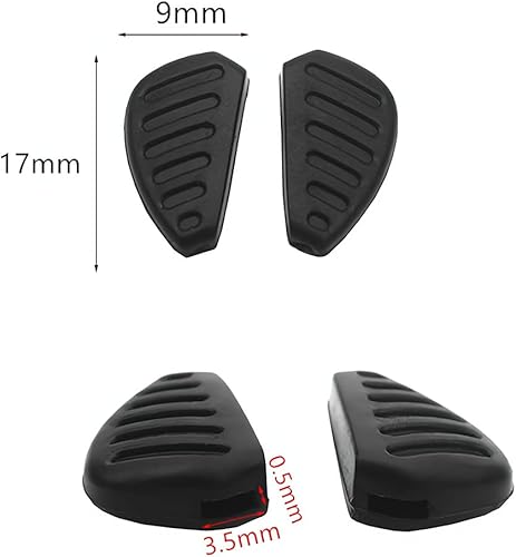 Miniatura 7 de Almohadillas para la nariz para lentes de sol, 5 pares de repuesto BEHLINE para la nariz, antideslizante, de silicona suave, protector de nariz
