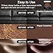 WERBME Leather Recoloring Balm & Color Restorer - Multipurpose Dye & Paint for Faded Leather Couches, Car Seats, Shoes | Fix Scratches on Clothing, Furniture & Accessories(Dark Brown)