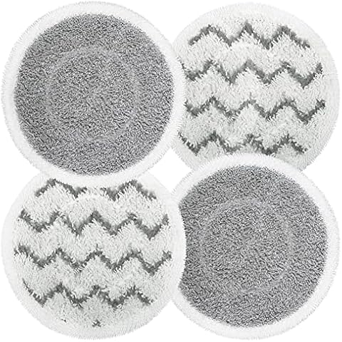 Zafolia Upgraded 4-Pack S7000 Pads Replacement Steam Mop Pads Compatible with Shark S7000AMZ S7001 S7001TGT S7000 Series Mop Pads, Steam & Scrub All-in-One Scrubbing Cover