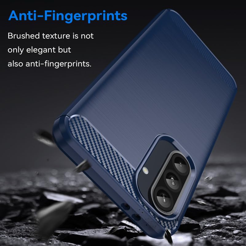 Image of Basic Case for Samsung Galaxy A36 5G / A56 5G (Carbon Fibre Blue)